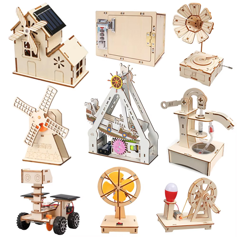 STEAM Experiment Kit Wooden DI - Science Project Kit recension och pris